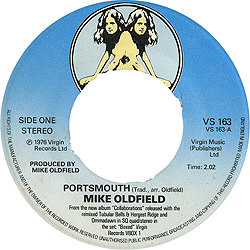 single_portsmouth_uk_vs163_blue_label_and_yellow_punched_out_aside